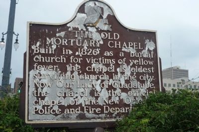 The Old Mortuary Chapel Marker. Click for full size. The Old Mortuary Chapel Marker image. Click for full size.