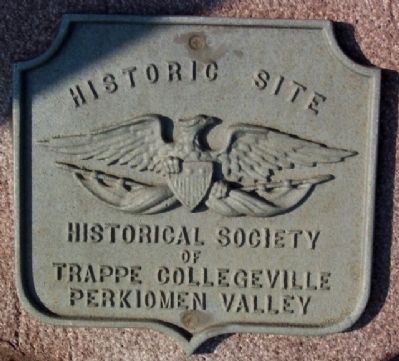 Local Historical Marker on Muhlenberg House image. Click for full size.