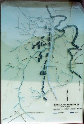 Battle of Perryville Map image. Click for full size.