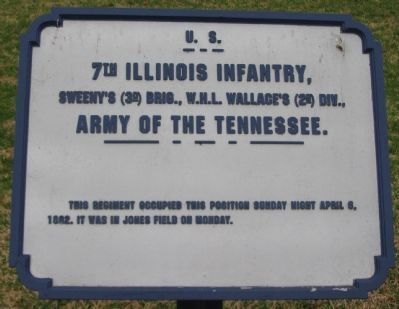 7th Illinois Infantry Tablet image. Click for full size.