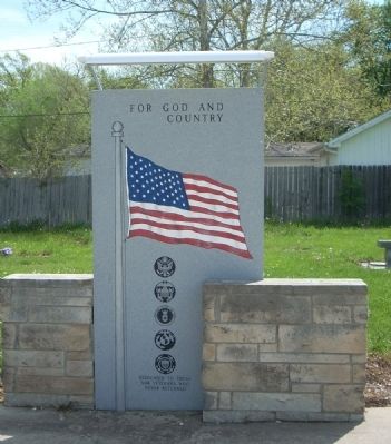 Lawrence Veterans' Memorial Marker image. Click for full size.