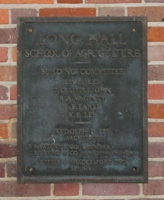 Long Hall Plaque image. Click for full size.