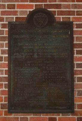 Holtzendorff Hall Plaque image. Click for full size.