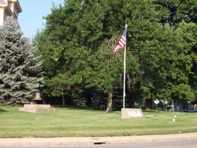 North / East Corner - - Benton County Courthouse Lawn image. Click for full size.