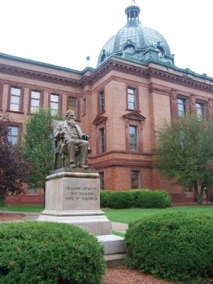 Statue of Nelson Dewey, First Governor of Wisconsin image. Click for full size.