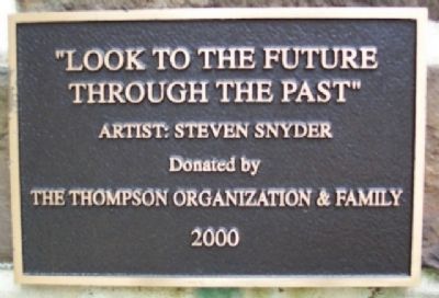 "Look to the Future Through the Past" Marker image. Click for full size.