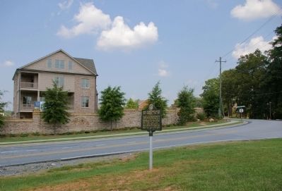 Here Johnston’s River Line Crossed the Road Marker. Click for full size. Here Johnston’s River Line Crossed the Road Marker image. Click for full size.