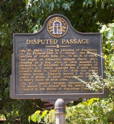 Disputed Passage Marker image. Click for full size.