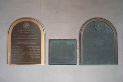 The Cabildo Marker Panel 2 - seen together with adjacent State of Louisiana markers image. Click for full size.