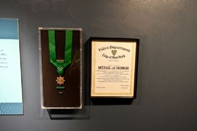 New York Police Department Medal of Honor Display image. Click for full size.