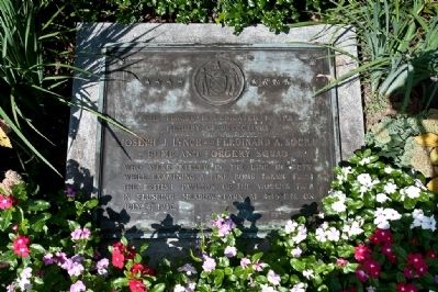 NYC Bomb and Forgery Squad Explosion Memorial Marker. Click for full size. NYC Bomb and Forgery Squad Explosion Memorial Marker image. Click for full size.