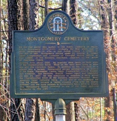 Montgomery Cemetery Marker image. Click for full size.
