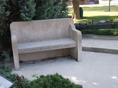 Bench - - " Memory of Judge Robert B. Smart " image. Click for full size.