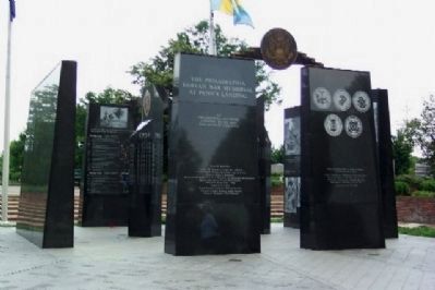 The Philadelphia Korean War Memorial at Penn's Landing image. Click for full size.