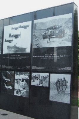 Laser Engraved Photos on the Philadelphia Korean War Memorial image. Click for full size.