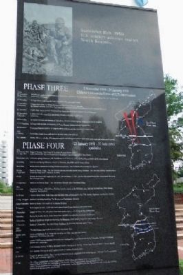 Korean War Phases Three and Four image. Click for full size.