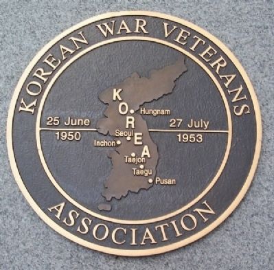 Korean War Veterans Association Marker image. Click for full size.