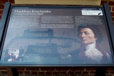 Thaddeus Kosciuszko Marker. Click for full size. Thaddeus Kosciuszko Marker image. Click for full size.