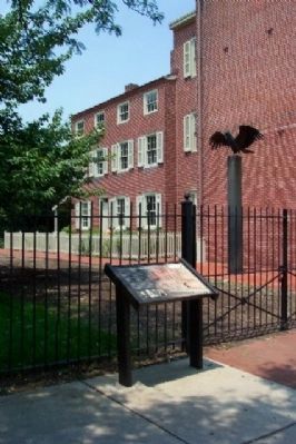 Poe House and Marker. Click for full size. Poe House and Marker image. Click for full size.