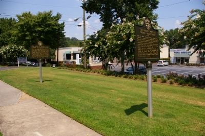 The Errant Pontoon Bridge: Pace's Ferry Marker. Click for full size. The Errant Pontoon Bridge: Pace's Ferry Marker image. Click for full size.