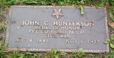 Private John C. Hunterson image. Click for full size.