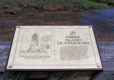 Parris Island Lighthouses Marker image. Click for full size.
