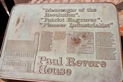 Paul Revere House Marker. Click for full size. Paul Revere House Marker image. Click for full size.