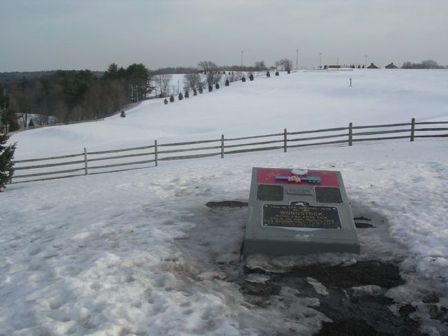 Site of the 1969 Woodstock Festival and Commemorative Marker image. Click for full size.