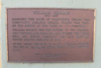 William Sharon Marker image. Click for full size.