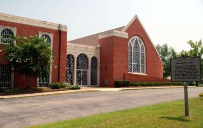 Zion Lutheran Church and Marker. Click for full size. Zion Lutheran Church and Marker image. Click for full size.