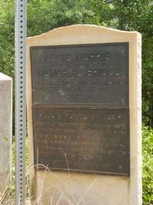 Louie Morris Marker. Click for full size. Louie Morris Marker image. Click for full size.