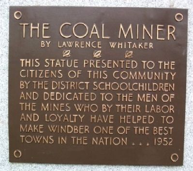 The Coal Miner Marker. Click for full size. The Coal Miner Marker image. Click for full size.