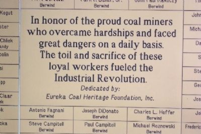 Coal Miner Memorial Marker image. Click for full size.
