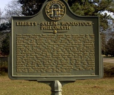 Liberty-Salem-Woodstock-Philomath Marker image. Click for full size.