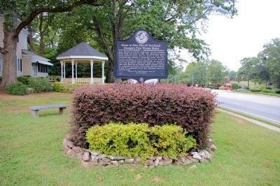 Home of Alice Harrell Strickland - Georgia's First Woman Mayor Marker image. Click for full size.