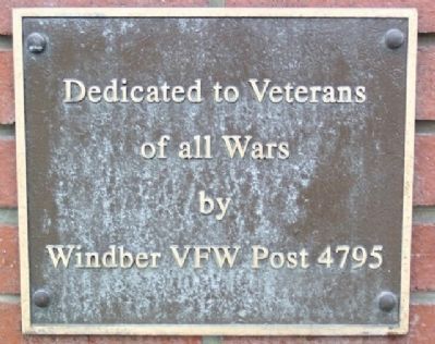 Windber Veteran's Park Podium Dedication image. Click for full size.