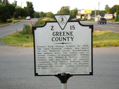 Greene County Face of Marker. Click for full size. Greene County Face of Marker image. Click for full size.