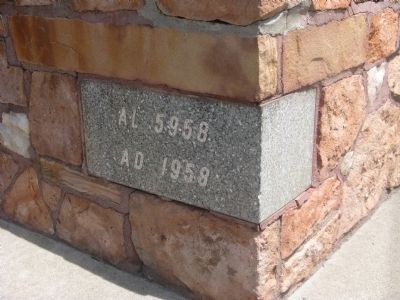 Cornerstone on Monument image. Click for full size.