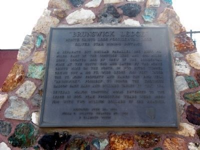 Upper Marker on North Side of Monument image. Click for full size.