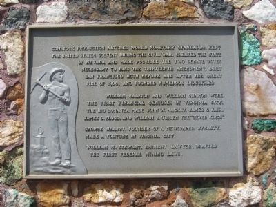 Lower Marker on Back (East Side) of Monument image. Click for full size.