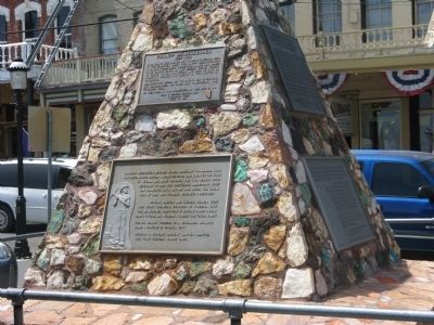 Back (East Side) and North Side of Monument image. Click for full size.