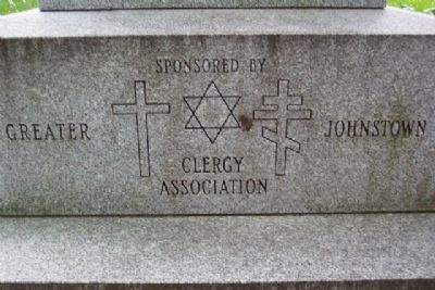 Greater Johnstown Flood Victims Memorial Sponsor (NE Face) image. Click for full size.