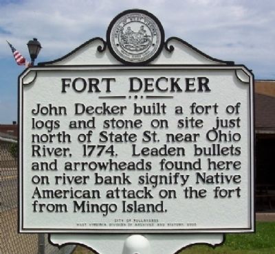 Fort Decker Marker image. Click for full size.