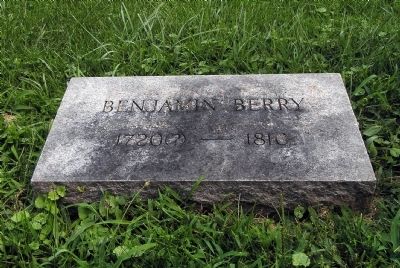 Benjamin Berry gravesite image. Click for full size.