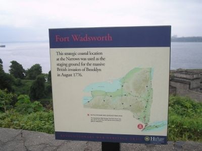 Fort Wadsworth Marker. Click for full size. Fort Wadsworth Marker image. Click for full size.
