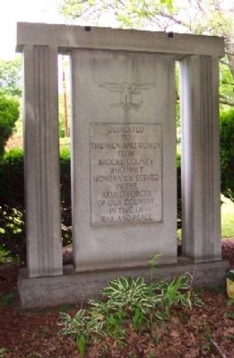 Brooke County Veterans Memorial. Click for full size. Brooke County Veterans Memorial image. Click for full size.