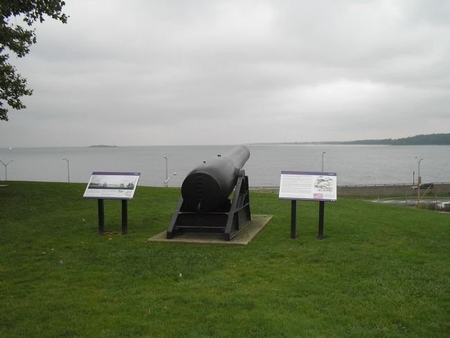 Narrows Overlook – Fort Hamilton Marker. Click for full size. Narrows Overlook – Fort Hamilton Marker image. Click for full size.