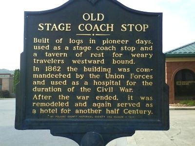 Old Stage Coach Stop Marker image. Click for full size.