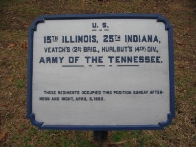 15th Illinois - 25th Indiana Tablet image. Click for full size.