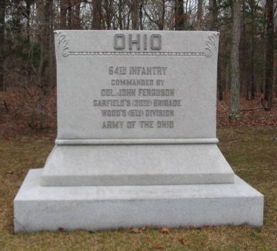 64th Ohio Infantry Monument image. Click for full size.